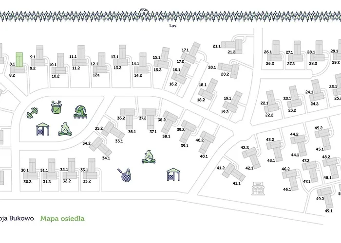 Σπίτι διακοπών Na Kaszubach 8-1 - Ostoja Bukowo *